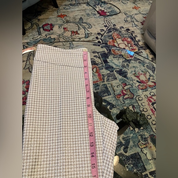 UP TUMMY CONTROL ANKLE BUTTON EMBELLISHED PANTS SZ 10 - Picture 4 of 7